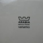 Arabia Vanamo tarjoilulautanen sininen 26 cm