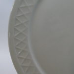Arabia Sävyposliini lautanen salmiakkikuvio harmaa 17 cm
