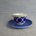 Arabia Kahvikuppi sininen puhalluskoriste RL-malli