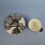 Iittala Aika Graphcis espressokuppi ruskea.