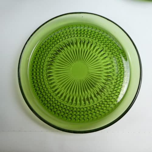 Barokki lautanen, vihreä 17 cm