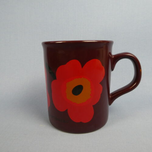 Marimekko Unikko muki lila vanha.